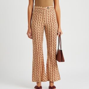 Gimaguas Disco Pants with Red Wave Pattern